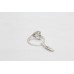 Heart Ring Silver Sterling 925 Opal Women's Natural Handmade Gem Stone A891